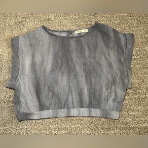 Sozy brand ( soft and cozy) cropped shirt size medium